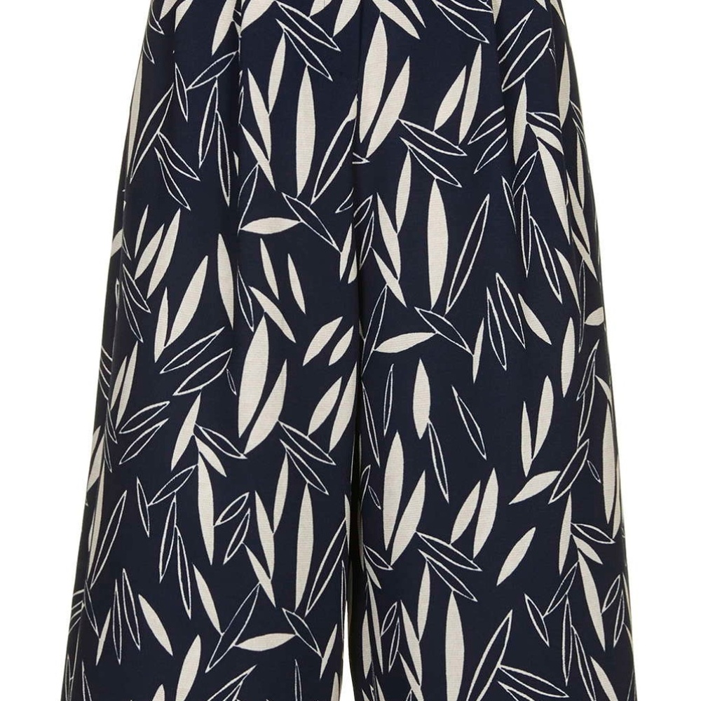 TOPSHOP Cape Leaf Culottes - Size 4